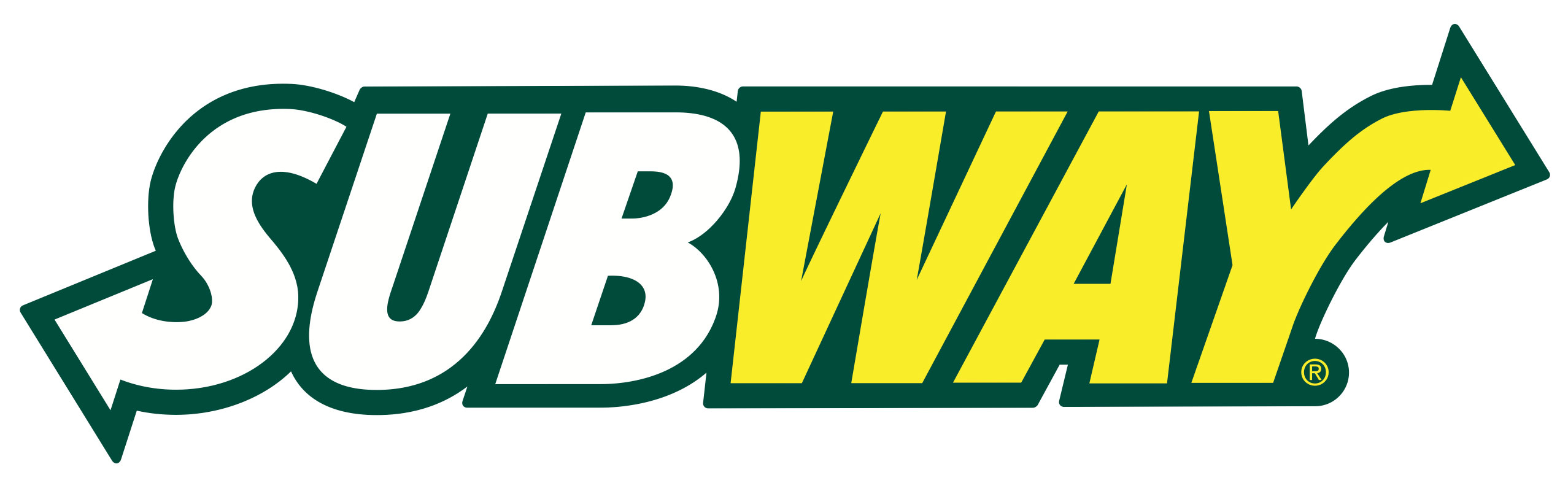 Subway Logo History