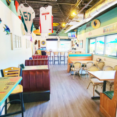 Interior of Stu's Surfside Subs and Suds